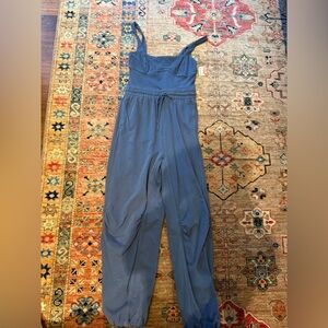 Free People Navy Blue Jumpsuit